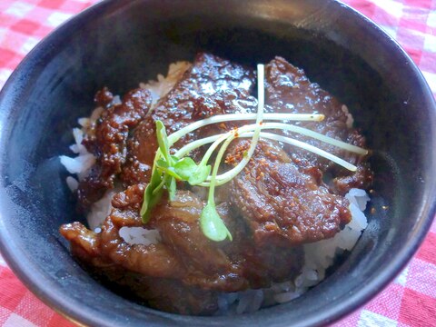 簡単ちょこっと焼き肉丼